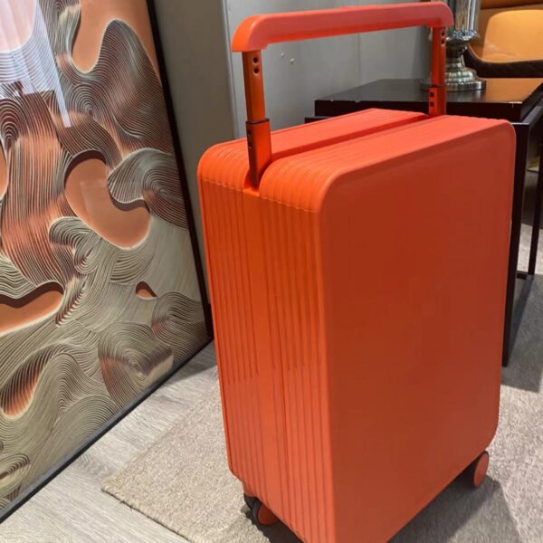 Manufacturers supply new wide trolley suitcase silent universal wheel pure PC 20 inch cabin suitcase light luxury suitcase - Image 3