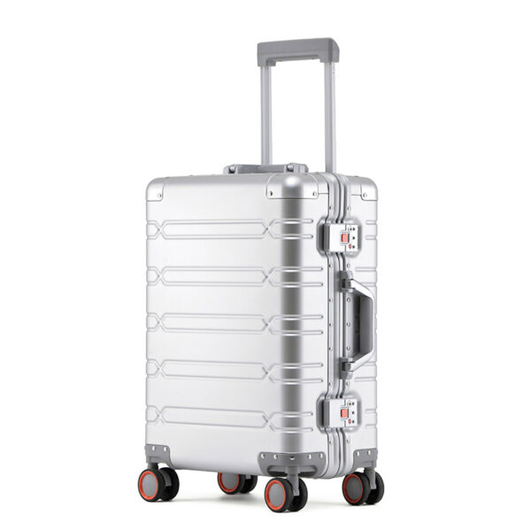 All-aluminum magnesium alloy trolley case travel luggage business 20-inch boarding universal wheel silent retro trend 24 men and women - Image 6