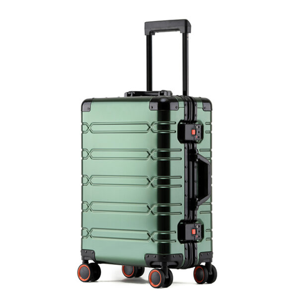 All-aluminum magnesium alloy trolley case travel luggage business 20-inch boarding universal wheel silent retro trend 24 men and women - Image 4