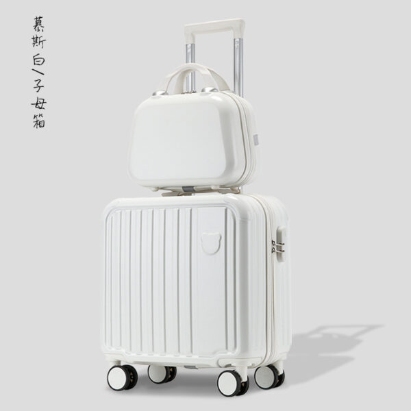 18 inch cabin luggage manufacturer supply bear cartoon small suitcase trolley case children's suitcase - Image 4