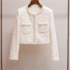 New style stylish tweed heavy beaded jacket - Image 2
