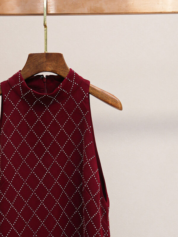 Autumn and winter new women's French temperament vest skirt - Image 2