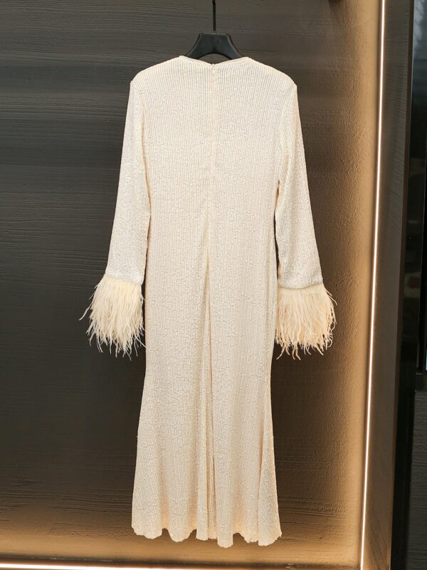 D10123 New Fashion Trend Silk Long Dress - Image 2