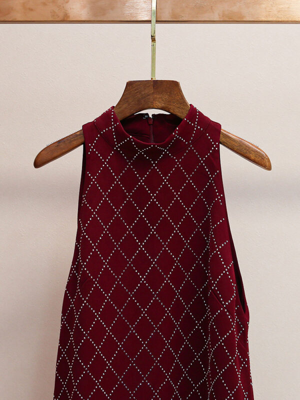 Autumn and winter new women's French temperament vest skirt