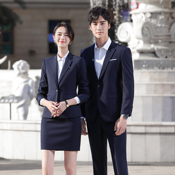 C32034Korean style groom's red high-end suit