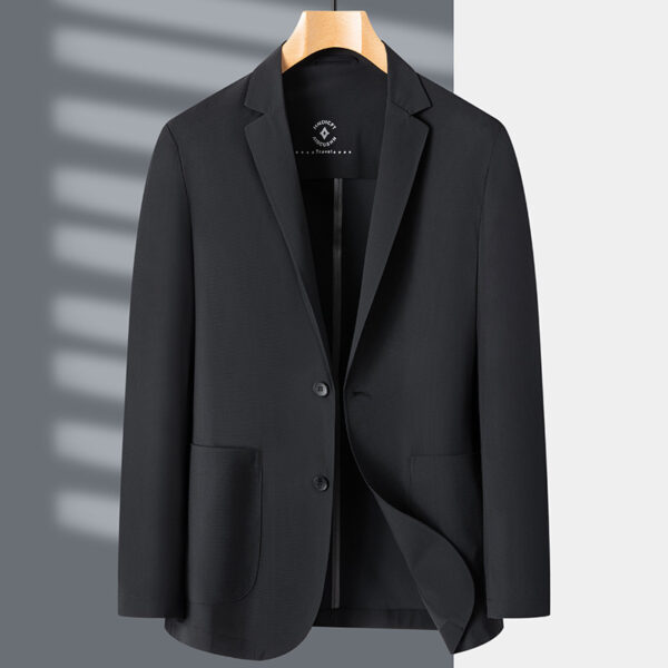C40814--   Men's casual suit 2024 spring and summer slightly elastic light luxury business - Image 2