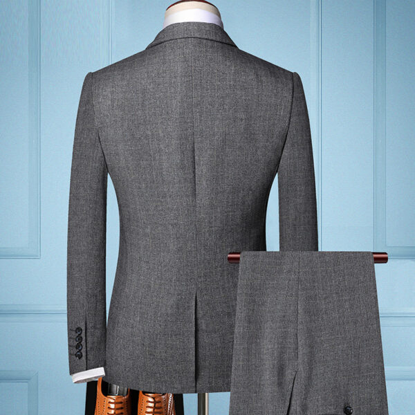 C32027Slim fit business suit