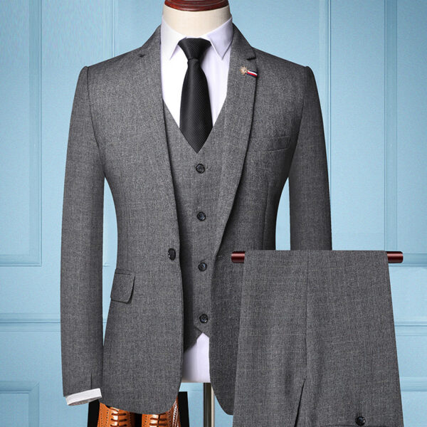 C32028Small suit business suit groom wedding dress